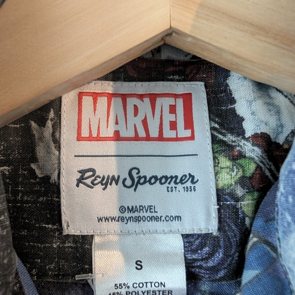 Reyn Spooner Marvel Shirt Boys Sz Small Guardians Of The Galaxy Comic Hero - Picture 5 of 9